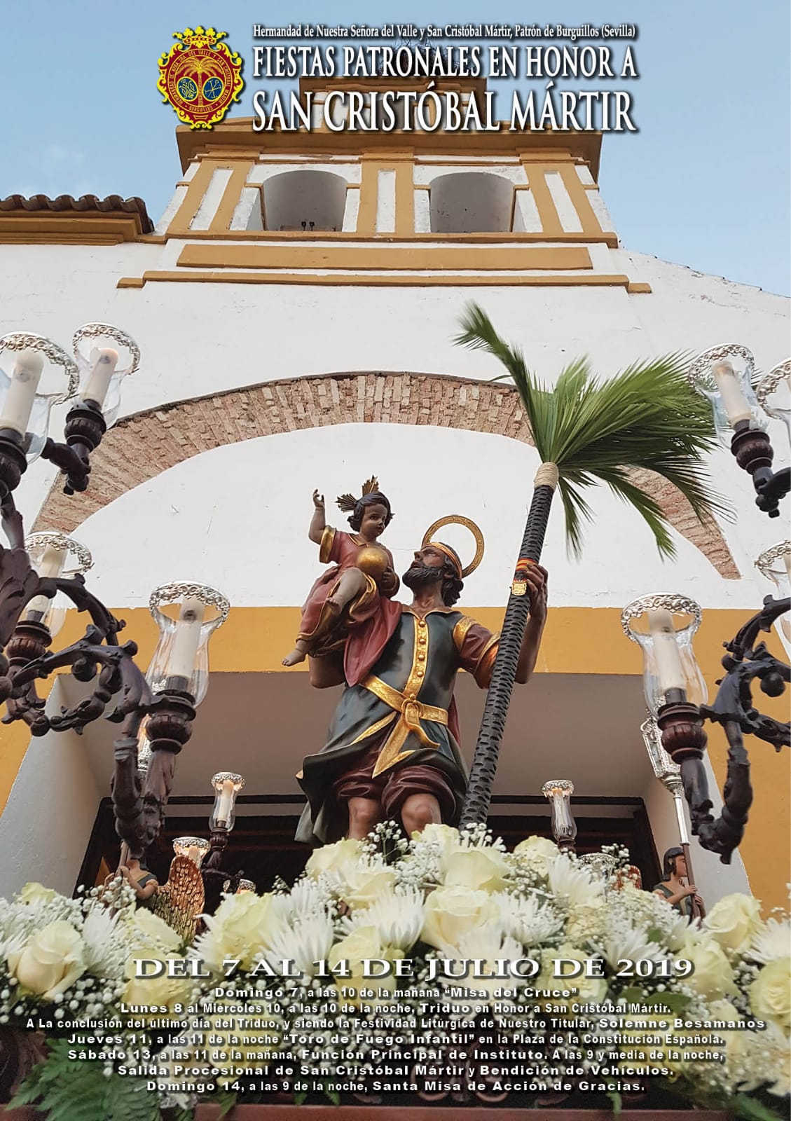 Fiestas patronales en honor a San Cristóbal  